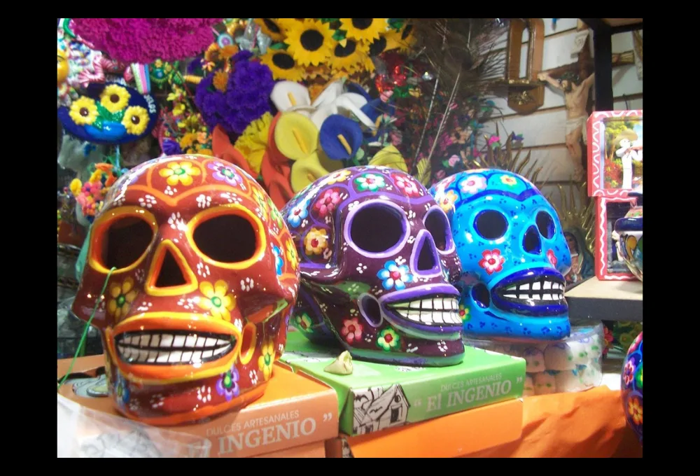 Artesanías mexicanas. Calaveras.