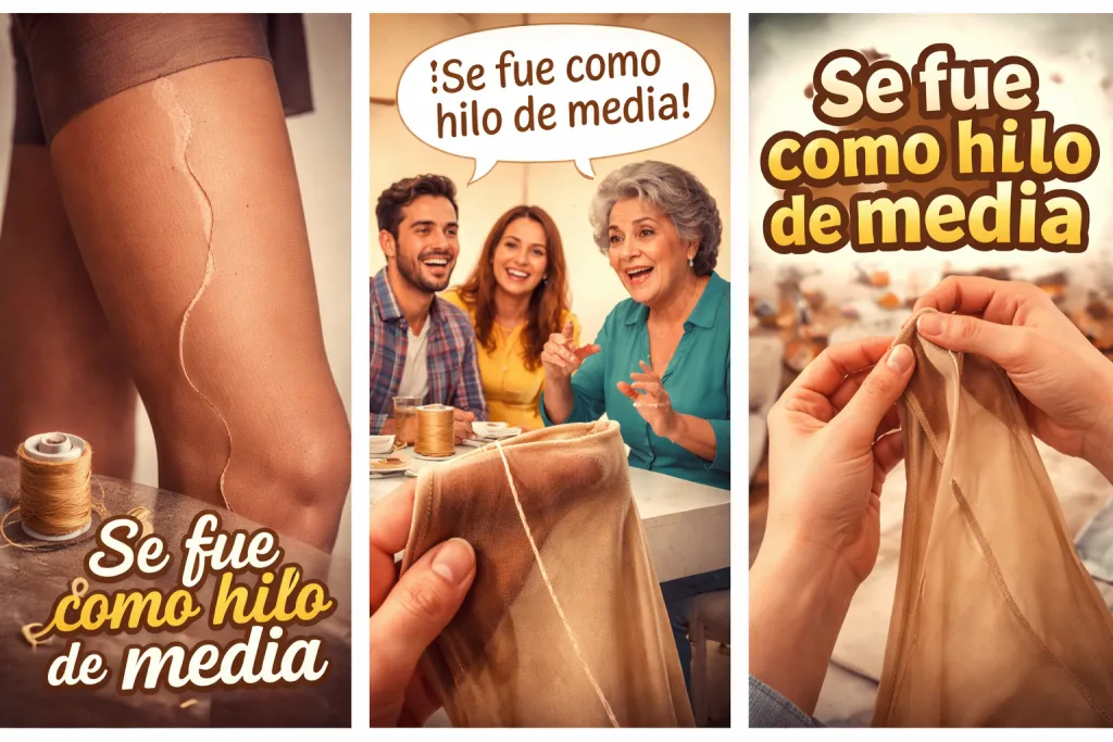 Descubre el origen y significado de “se fue como hilo de media”, una expresión popular mexicana. Historia, contexto cultural y explicación lingüística basada en estudios confiables. ¿La sigues diciendo?