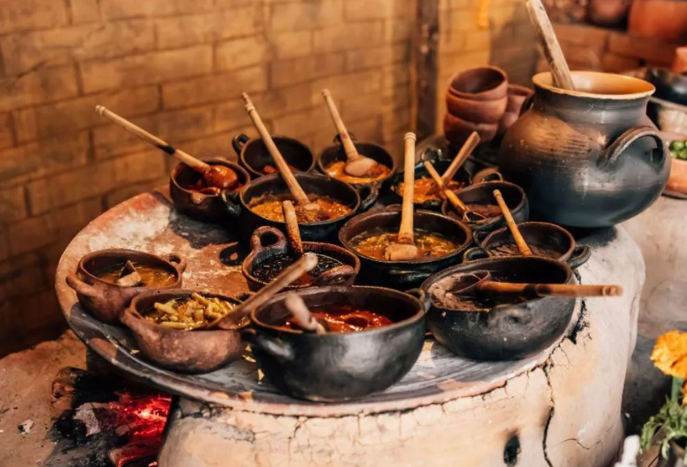 Cocina de humo.