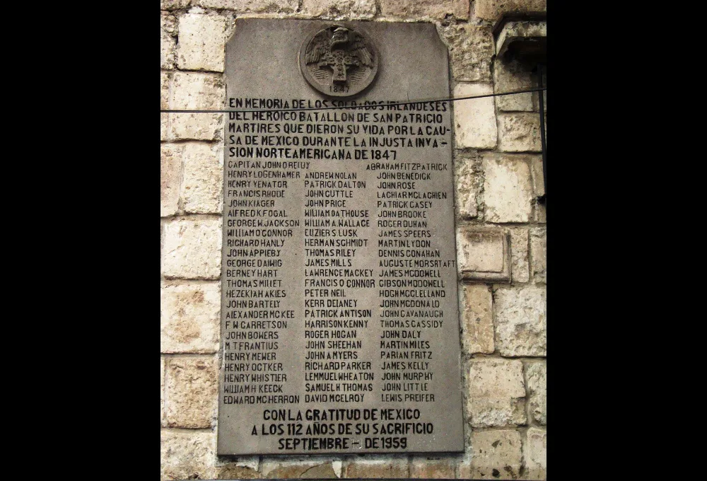 Batallón de San Patricio en México