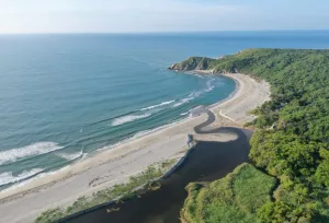 Estas son las playas de Oaxaca que Google aún no "descubre”. Barra de la Cruz