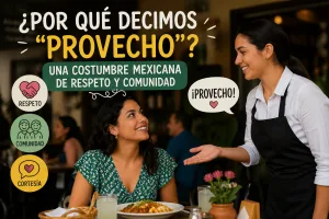 Descubre por qué en México decimos “provecho” al entrar o salir de un lugar. Su origen, significado cultural y por qué es una muestra de respeto. ¿Lo haces?