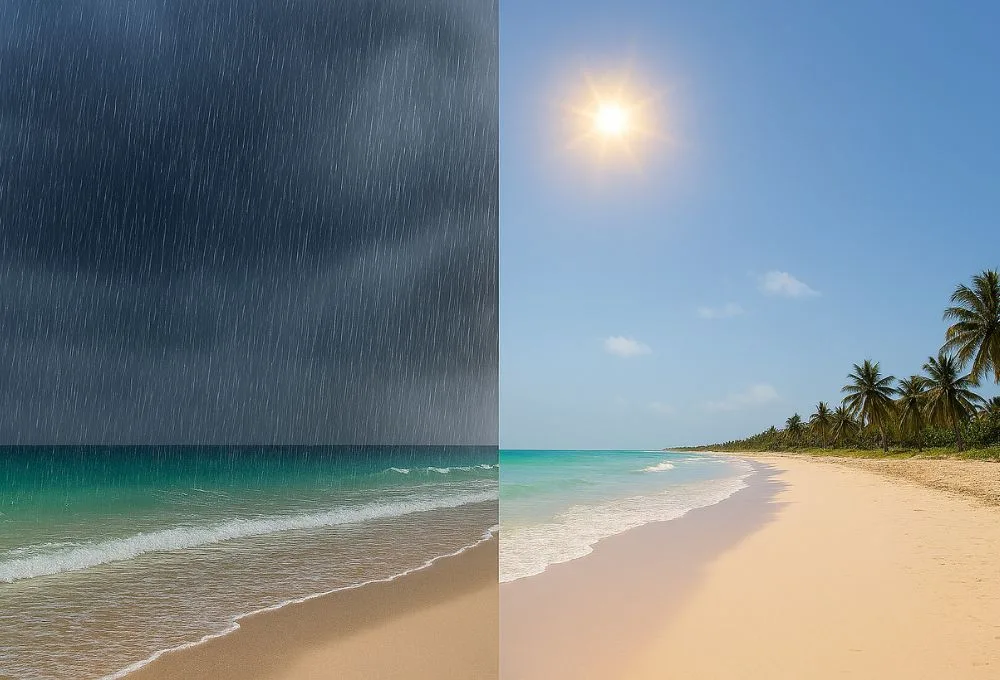 Conoce el pronóstico del tiempo para las playas de México/Foto: IA