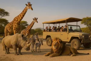 Los safaris en México ofrecen una experiencia educativa y divertida para celebrar el Día del Niño, combinando aventura, contacto con la naturaleza y conservación de la vida silvestre/Foto: IA