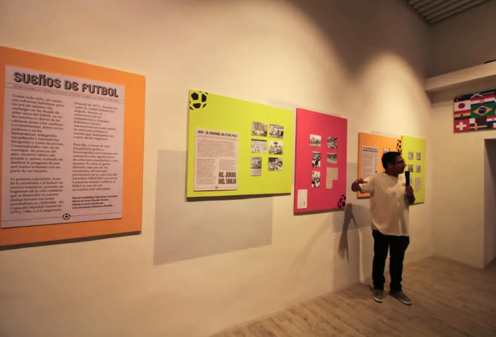 Visita "La Ciudad de los cuatro Mundiales" en el Antiguo Palacio del Ayuntamiento. Los 4 ejes temáticos de la muestra