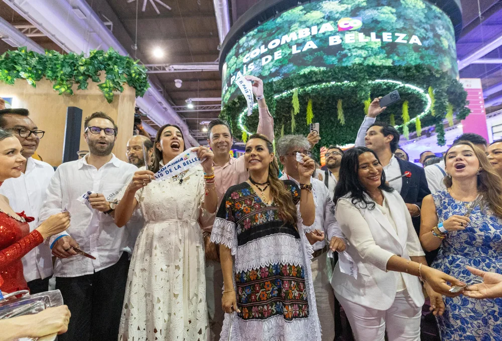 Tianguis Turístico 2026 en Acapulco. Secretaria de Turismo del Gobierno de México, Josefina Rodríguez Zamora, y Secretaria de Turismo de Guerrero, Evelyn Salgado Pineda