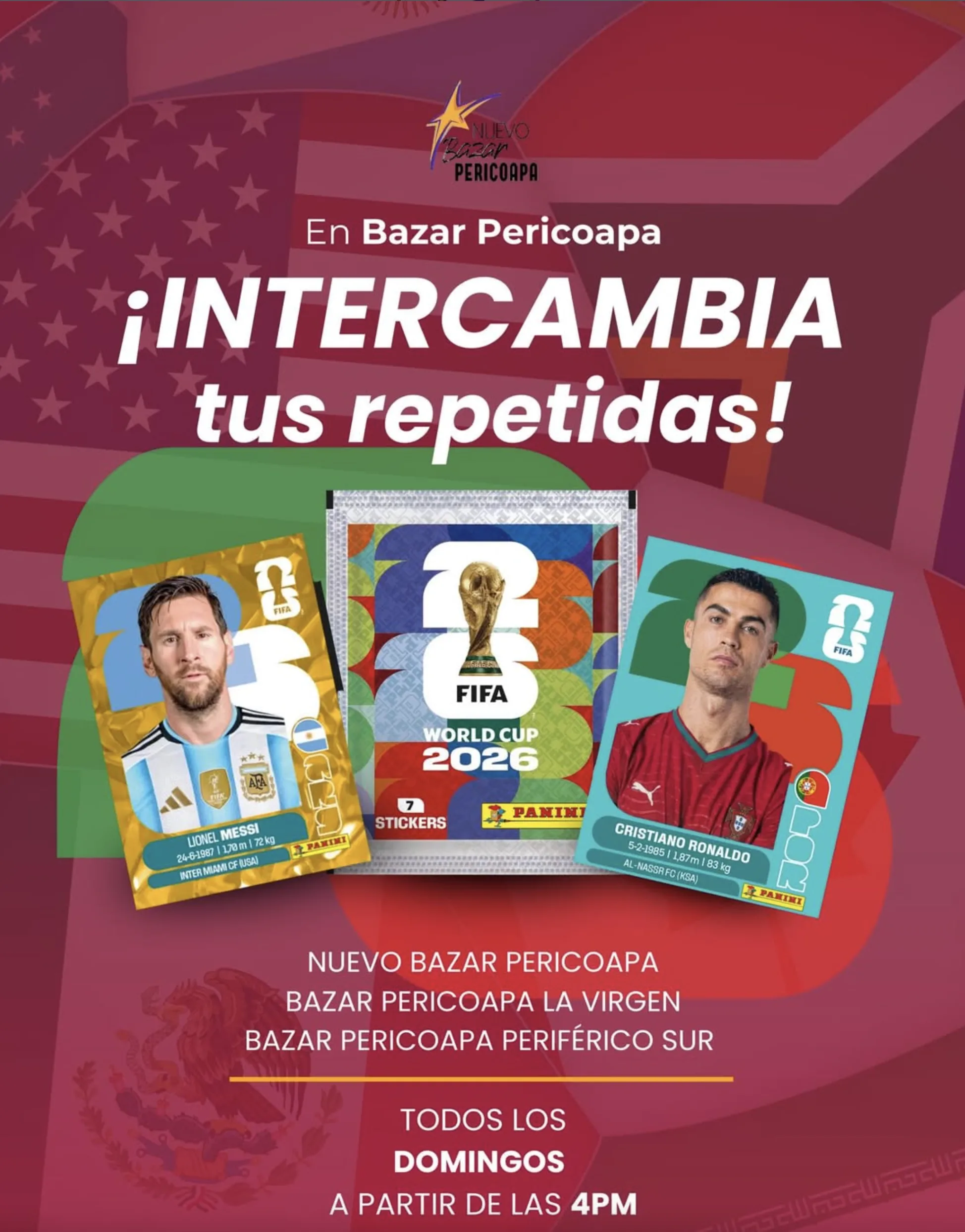 Conoce los lugares de la CDMX donde ya puedes intercambiar estampas del Mundial 2026. Te contamos cómo funcionan estas reuniones y por qué se han convertido en un plan imperdible para los fans del fútbol. ¿Te vas a lanzar?