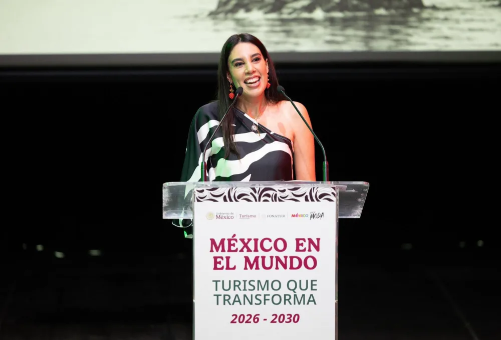 Estrategia "México en el Mundo". titular de la Secretaría de Turismo (Sectur), Josefina Rodríguez Zamora