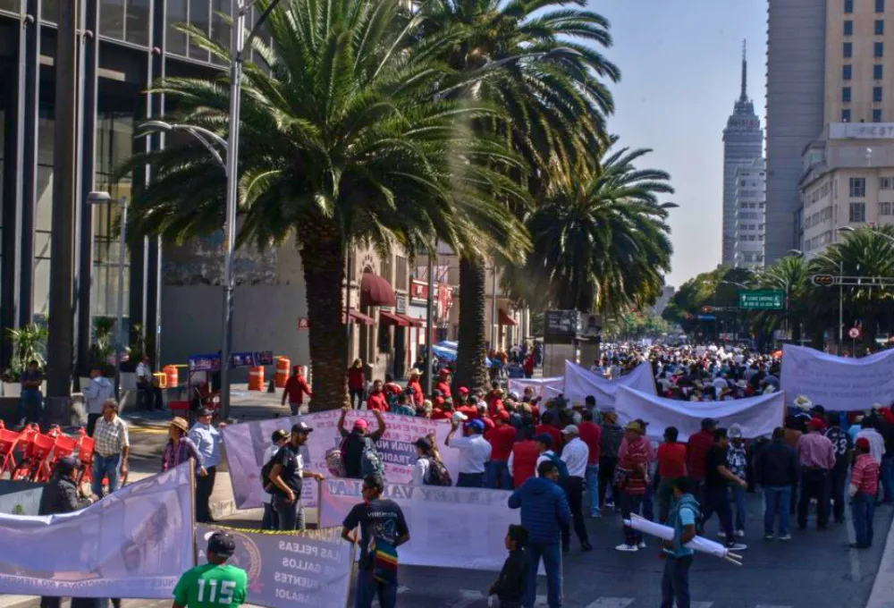 marchas en CDMX por la inauguración del Mundial el 11 de junio