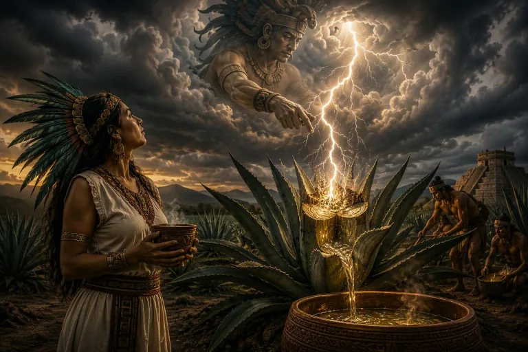 El rayo que “inventó” el tequila: La leyenda prehispánica que dio origen a esta bebida