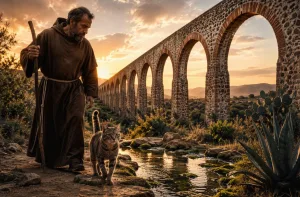 El Acueducto del Padre Tembleque combina ingeniería, patrimonio y leyenda en un paisaje donde aún se recuerda al felino que señaló el camino del agua./Foto:IA