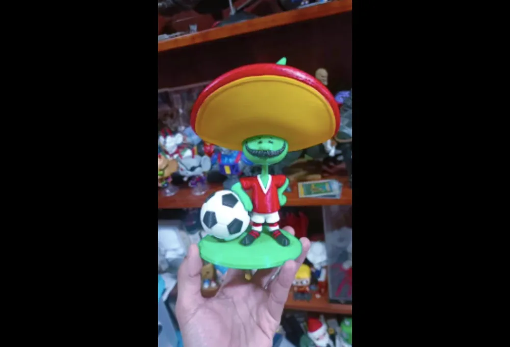 Figura de Pique, la polémica mascota del Mundial de México 1986