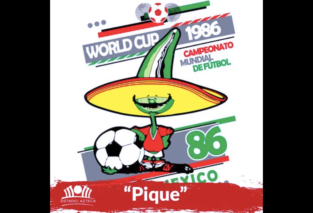Pique, la polémica mascota del Mundial de México 1986