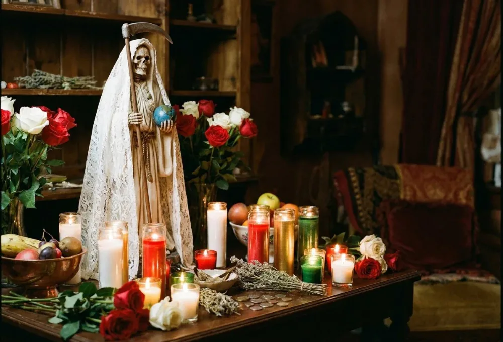 La devoción a la "Niña Blanca" (la Santa Muerte) no es un fenómeno criminal moderno.