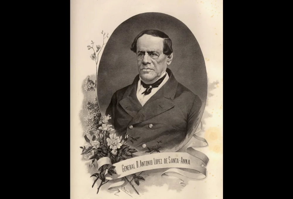 El general Antonio López de Santa Anna.
