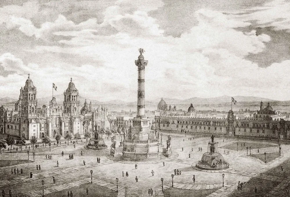 ¿Por qué se llama Zócalo a la plaza principal de la CDMX? La historia del monumento olvidado