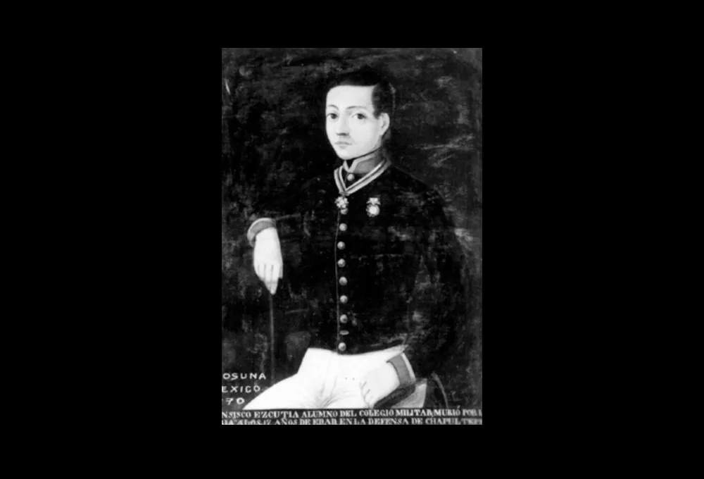 Niños Héroes de Chapultepec. Juan Escutia.