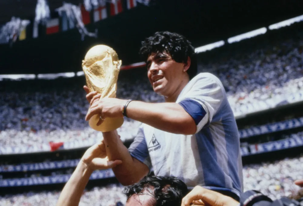 Maradona en Mundial México 1986.