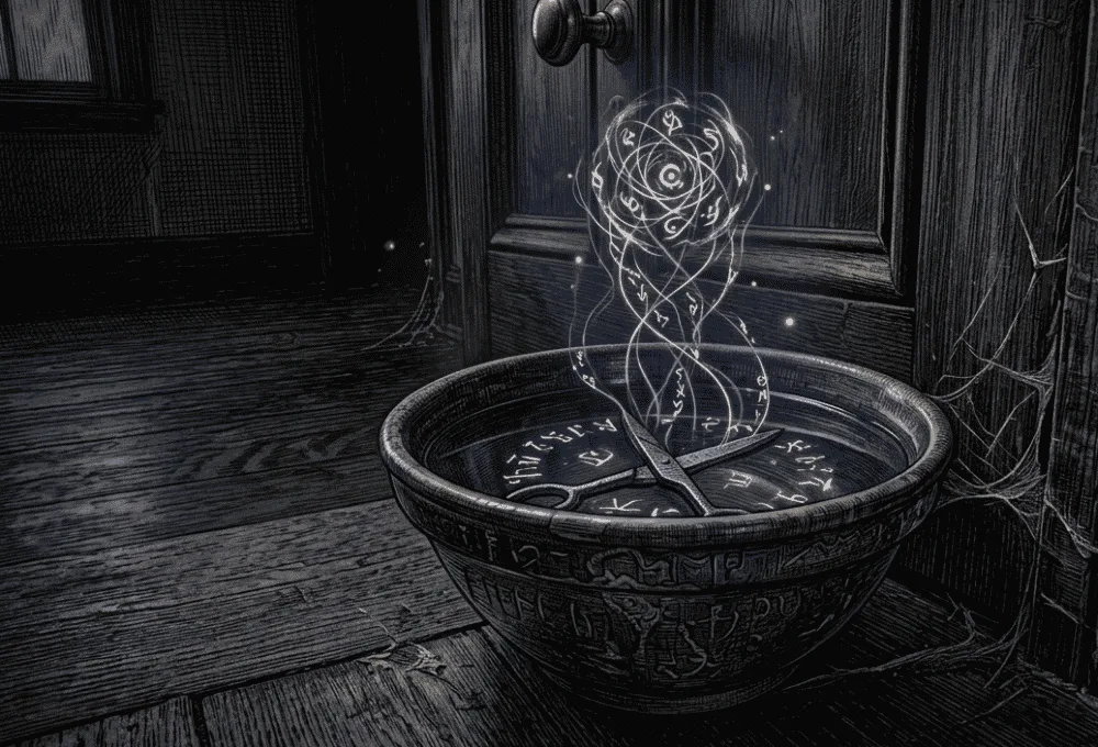 ¿Para qué se pone un plato con agua y tijeras en la puerta? El origen del ritual mexicano contra las brujas