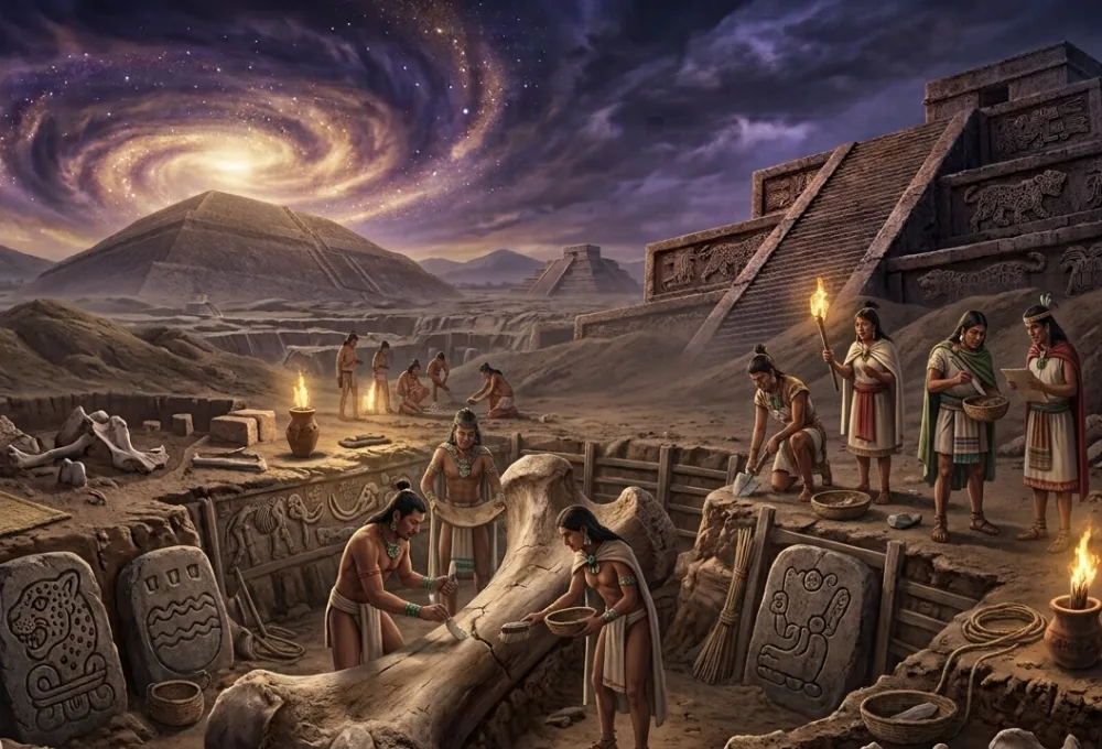 Del mito a la paleontología: El enigma de los fósiles gigantes en Mesoamérica