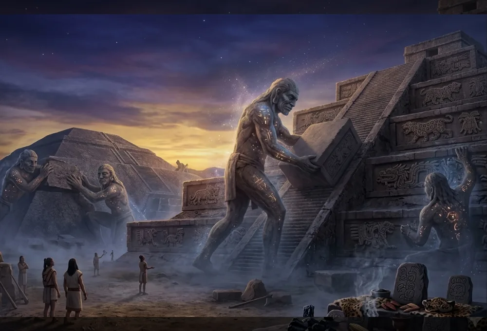 ¿Quiénes eran los Quinametzin? El mito de los gigantes que construyeron Teotihuacán