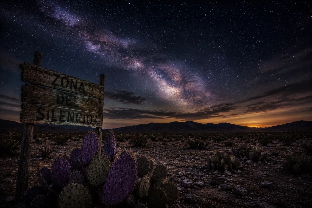 Descubre qué es realmente la Zona del Silencio, el misterioso desierto ubicado entre Durango, Chihuahua y Coahuila. Conoce su historia, los fenómenos que la hicieron famosa, los nopales morados, sus cielos estrellados y qué dice la ciencia sobre este enigmático lugar.