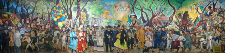Una frase escrita en un pequeño pergamino bastó para convertir uno de los murales más célebres de Diego Rivera en el centro de una intensa polémica./Wikimedia Commons