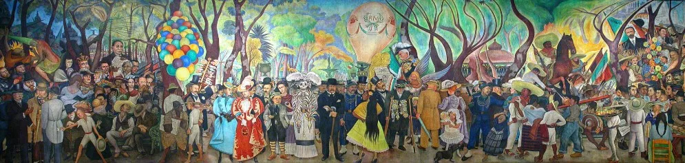 Una frase escrita en un pequeño pergamino bastó para convertir uno de los murales más célebres de Diego Rivera en el centro de una intensa polémica./Wikimedia Commons
