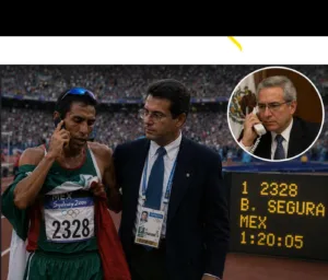 Bernardo Segura cruzó primero la meta de los 20 kilómetros marcha en Sídney 2000 y México celebró durante unos minutos un oro olímpico. La posterior descalificación transformó aquella victoria en uno de los episodios más controvertidos del deporte mexicano./Foto:IA