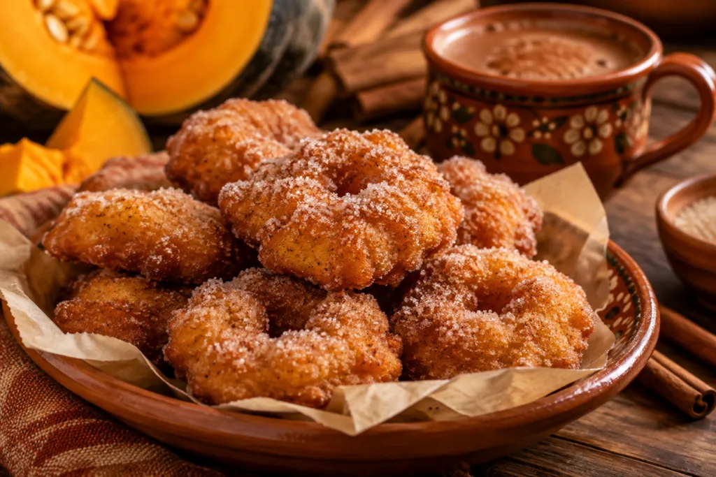 Crujientes por fuera, tiernos por dentro y con el dulzor de uno de los ingredientes favoritos de la temporada. Estos buñuelos tienen raíces en la tradición valenciana y necesitan muy pocos ingredientes para convertirse en un antojo perfecto para las tardes de otoño.