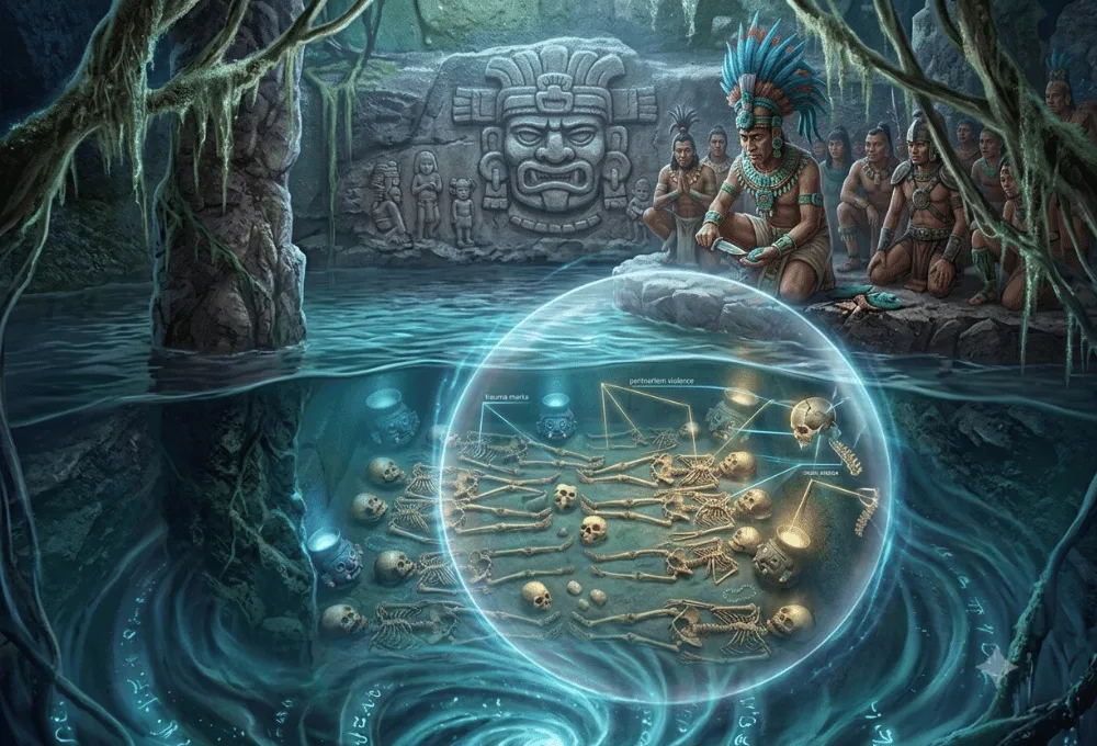 ¿A quiénes sacrificaban realmente en el Cenote Sagrado de Chichén Itzá? La verdad de los análisis del INAH