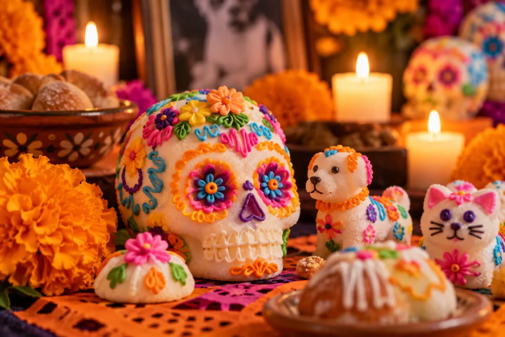 Calaveras, borreguitos y pequeñas figuras de colores esconden una historia que ha viajado por siglos. Descubre cómo un dulce se convirtió en una de las expresiones artesanales más entrañables de México.