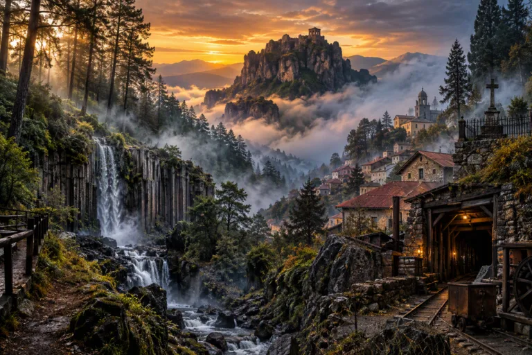 Octubre transforma las montañas del centro del país en escenarios perfectos para la aventura y el descubrimiento.U/Foto: IA
