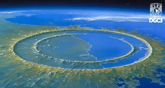Hace 66 millones de años, un enorme asteroide impactó la Península de Yucatán. Hoy, el cráter de Chicxulub permanece enterrado, pero el Anillo de Cenotes conserva en la superficie una extraordinaria huella de aquella antigua estructura geológica./Foto: UNAM
