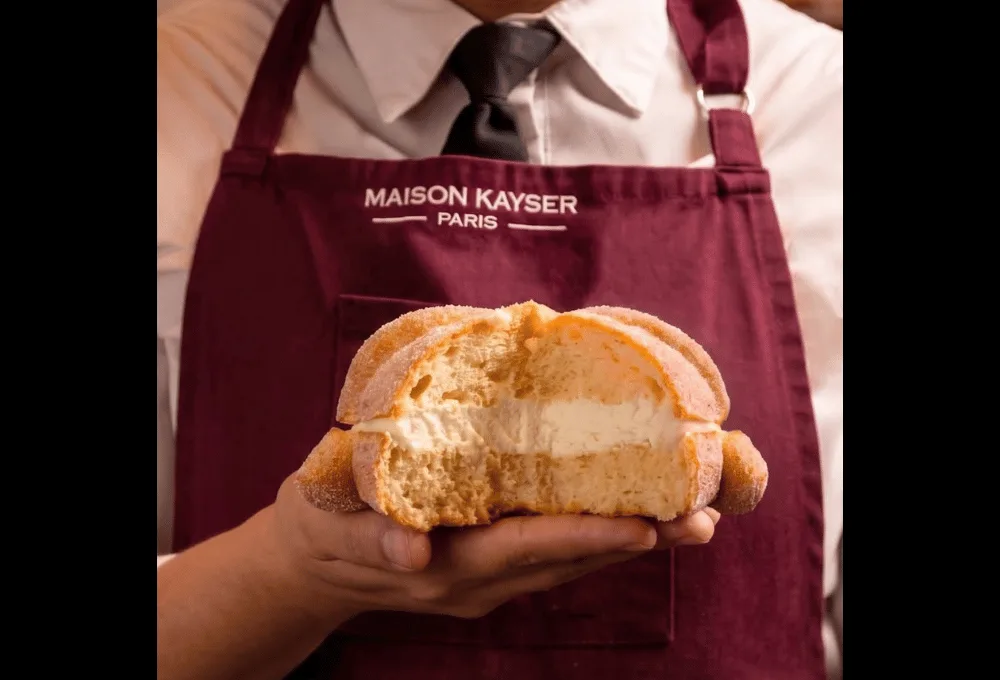 Maison Kayser (Polanco): Relleno de crema pastelera de nata y chocolate