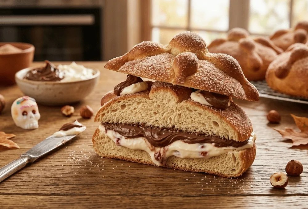 Niddo (Juárez): Relleno cremoso de Nutella y crema de mascarpone