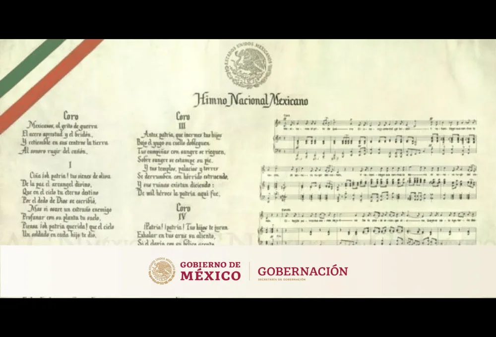 Himno Nacional Mexicano.