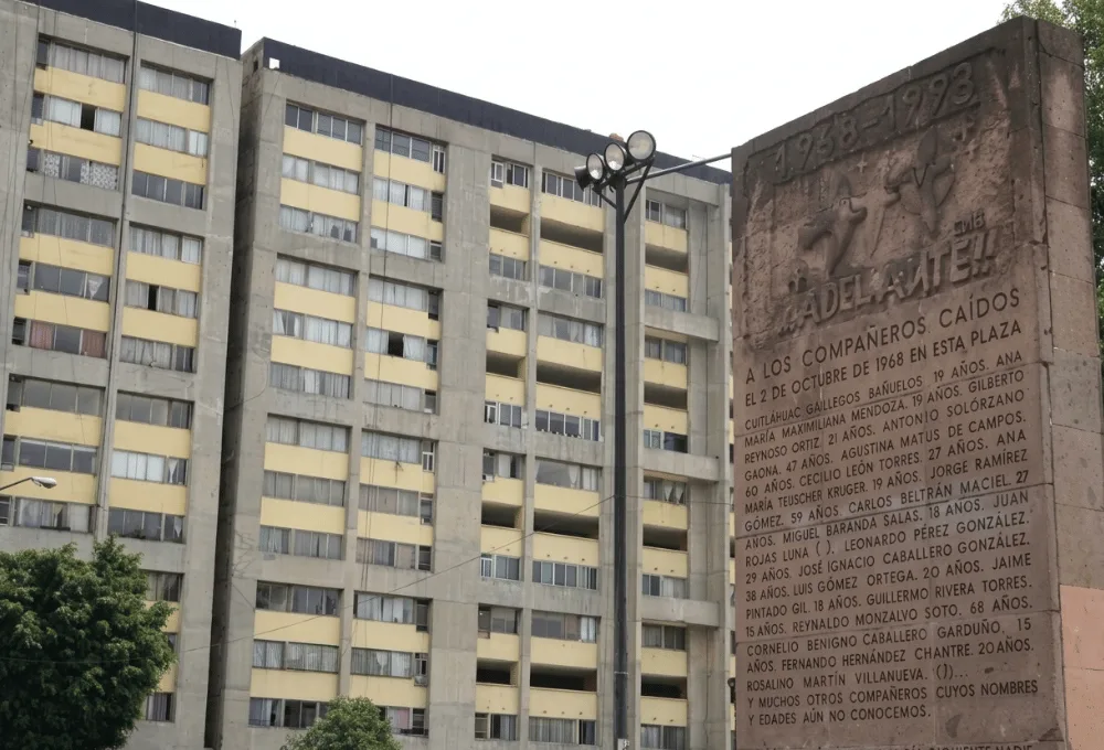 Edificio Chihuahua en Tlatelolco, en CDMX.